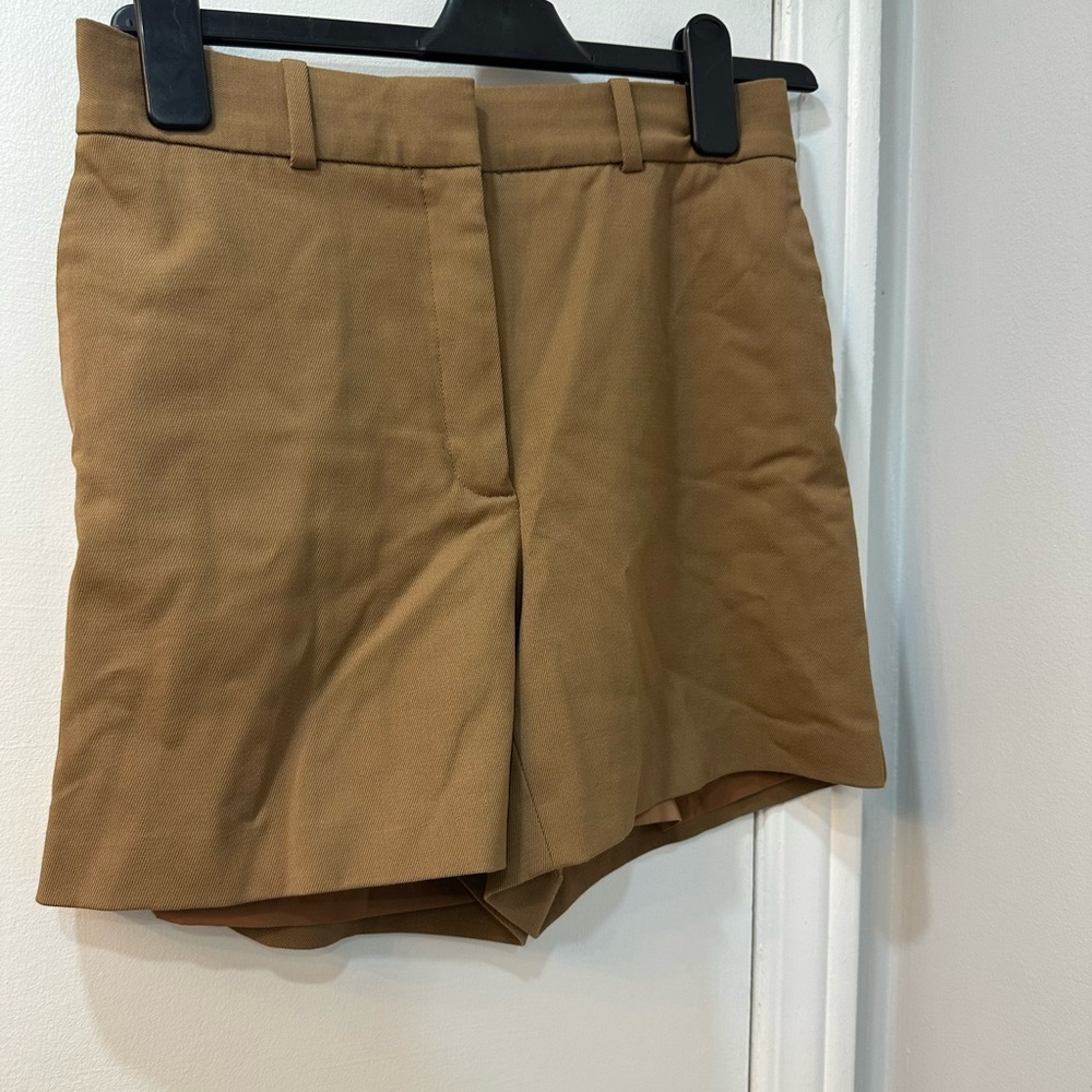 Babaton Tan Shorts Tailored Design